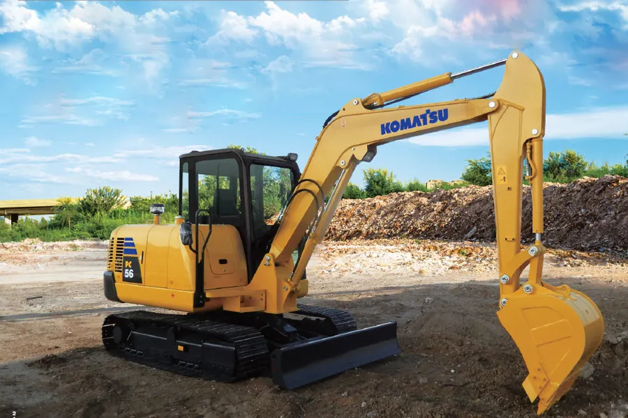 Мини-экскаватор KOMATSU PC56-7 б/у2