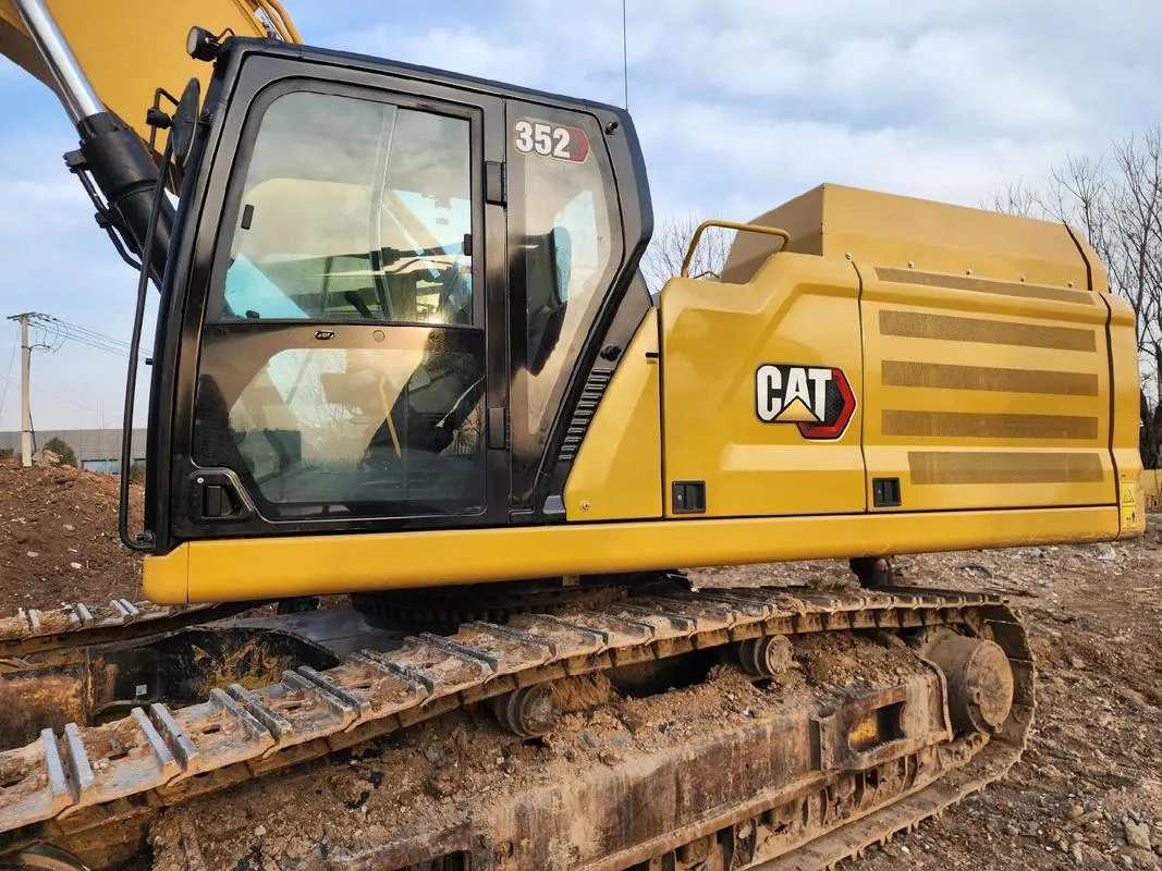Большой экскаватор CAT 352 б/у0