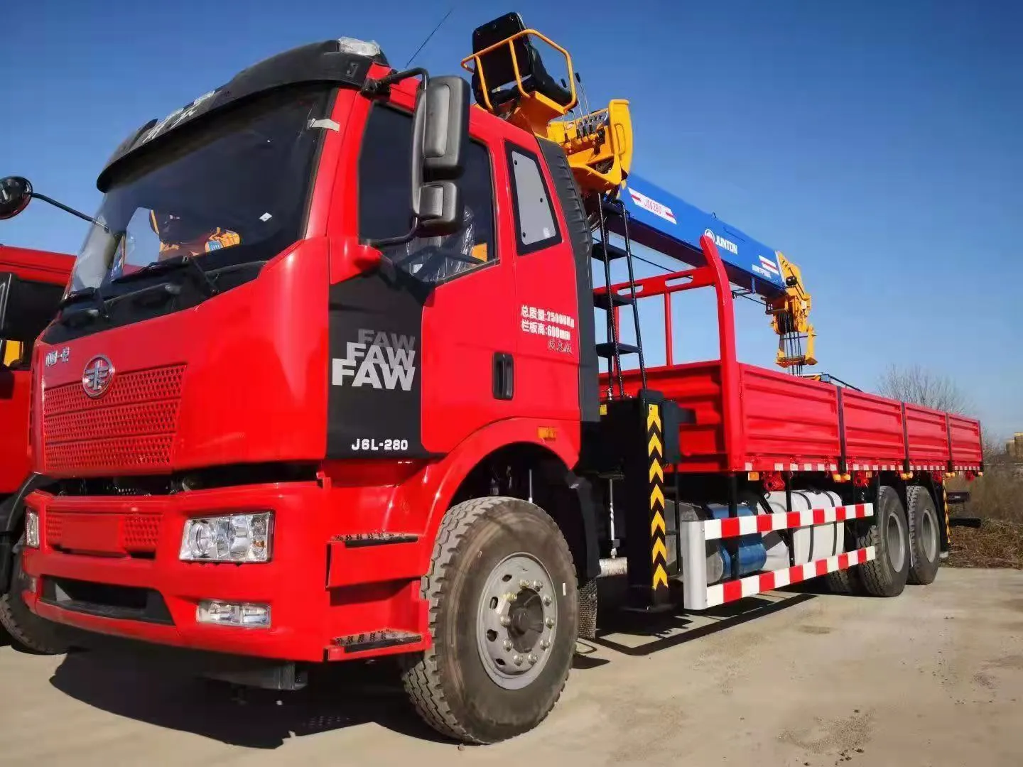 Автокран FAW J6L 6x4 б/у2